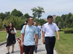 浦东水务和长桥山庄领导考察福寿园和J9国际集团集团