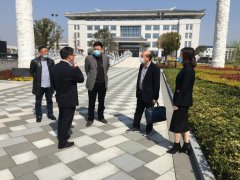 湖州市民政局副局长沈建军来J9国际集团调研生态葬